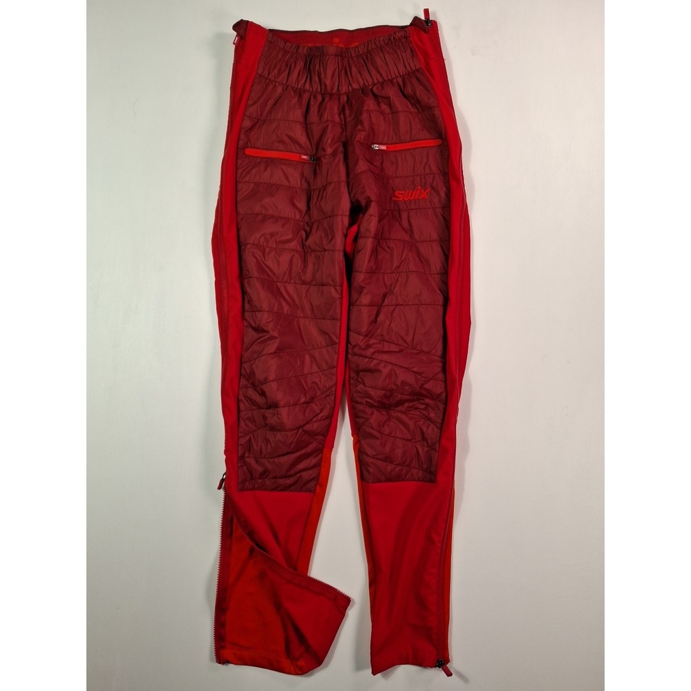 Swix Womens Swix Women's Horizon Insulated Ski Pants Red Size Medium Quilted - Picture 14 of 15